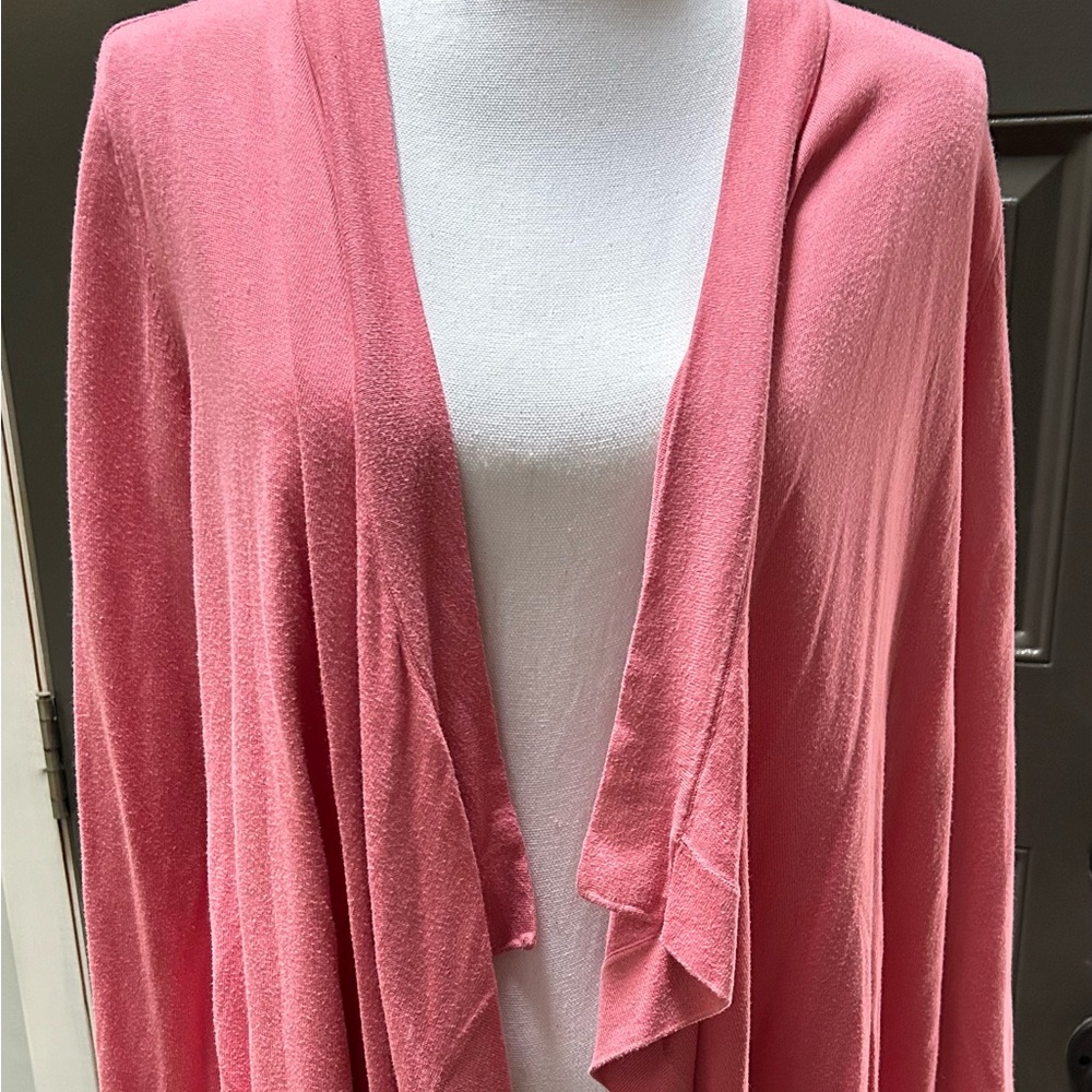 Talbots Open Front Drape Cardigan EUC Size MP